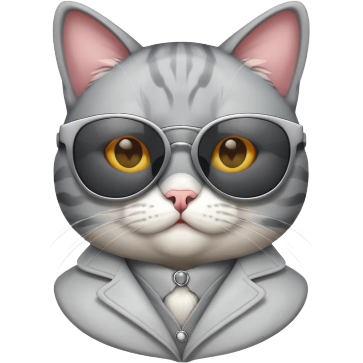 Cat wearing sunglasses emoji