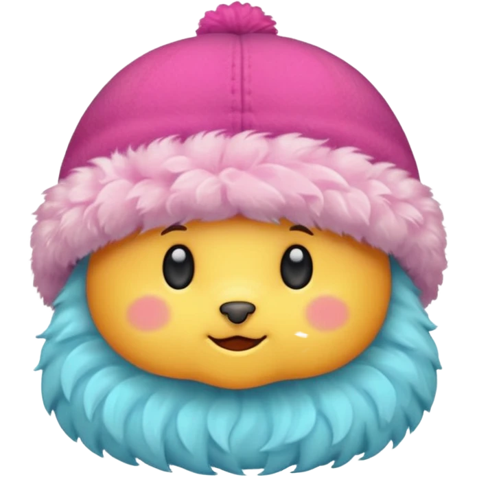 Cute hat emoji