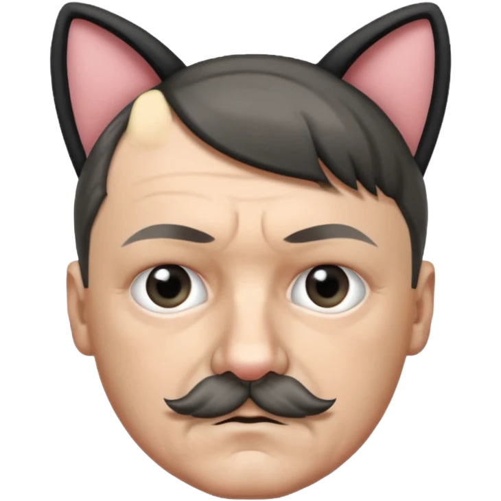 adolf hitler with cat ears  emoji