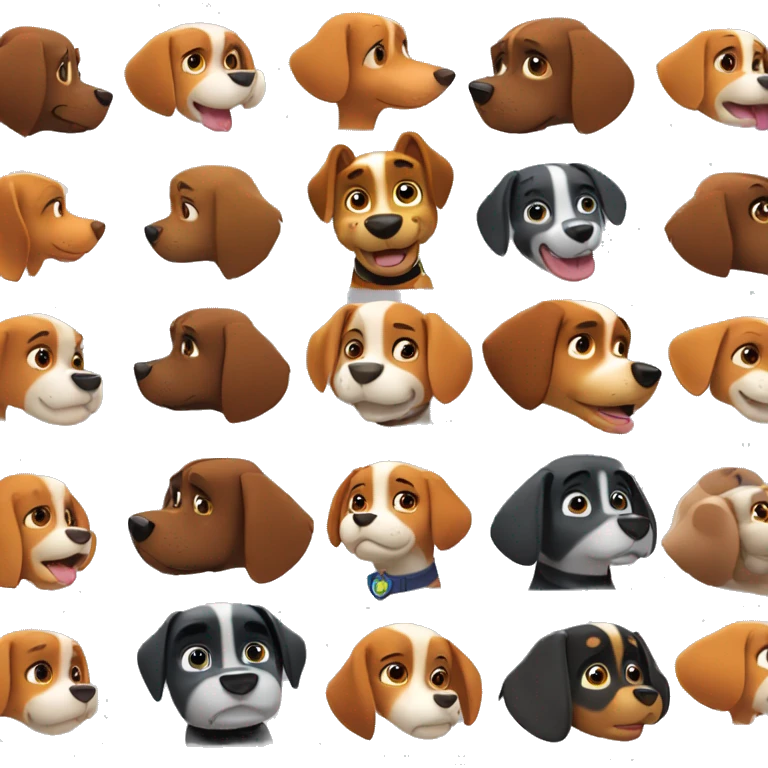 Paw patrol zuma the dog emoji