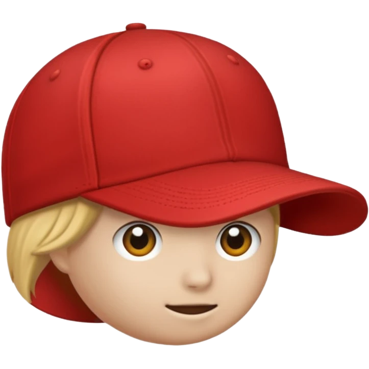 red baseball hat emoji