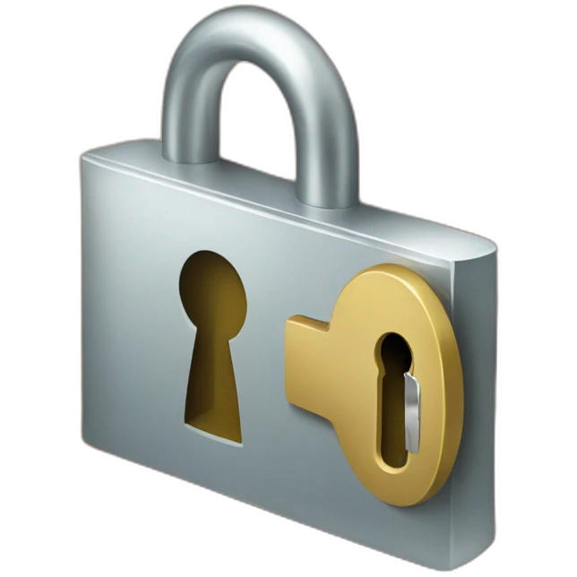 lock with key emoji