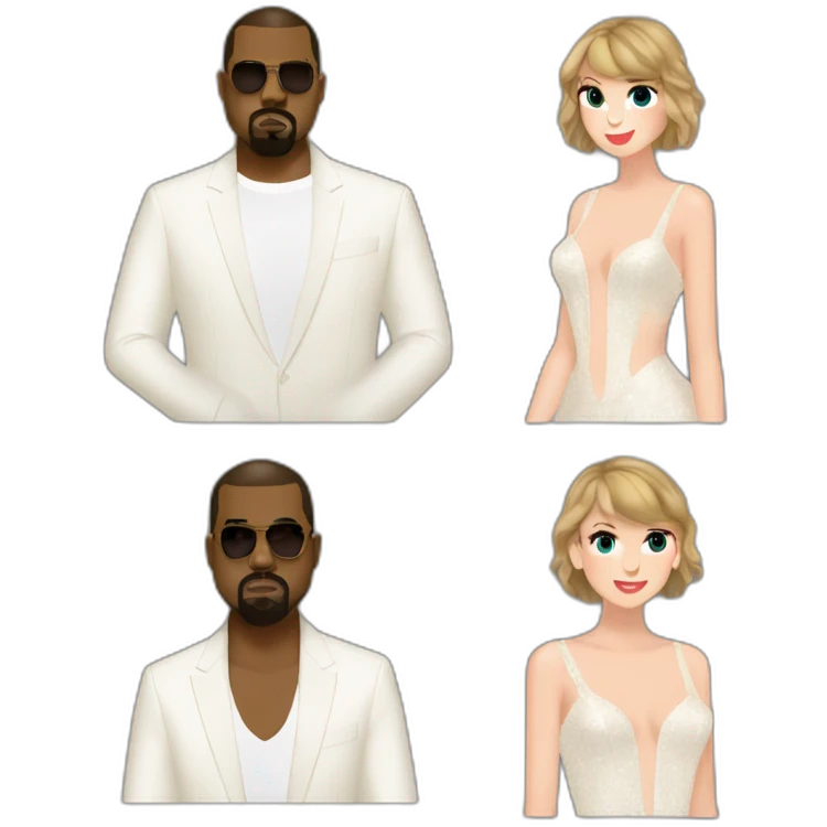 kanye grammys taylor swift emoji