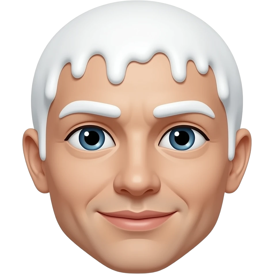 Face with white stuff emoji