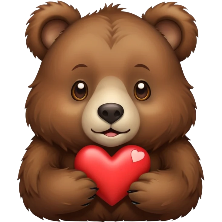 bear with heart emoji