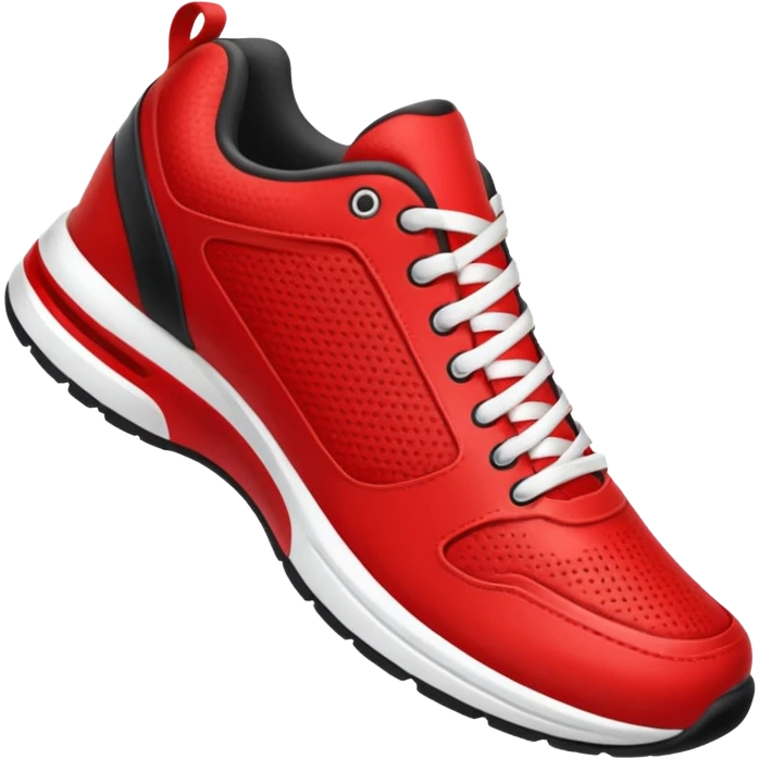 red sport shoe emoji