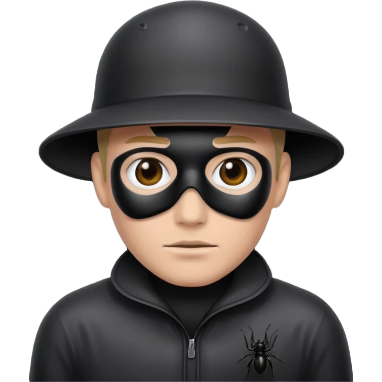 black inscticidier man emoji