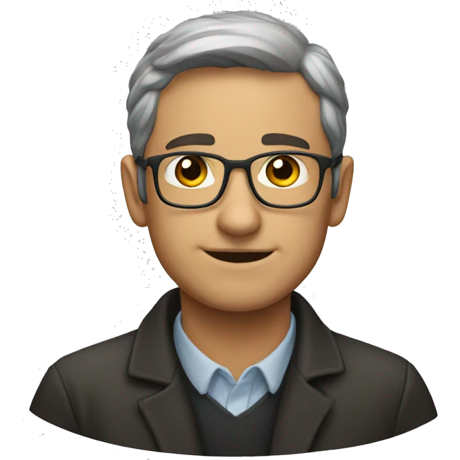 Profesor joven emoji