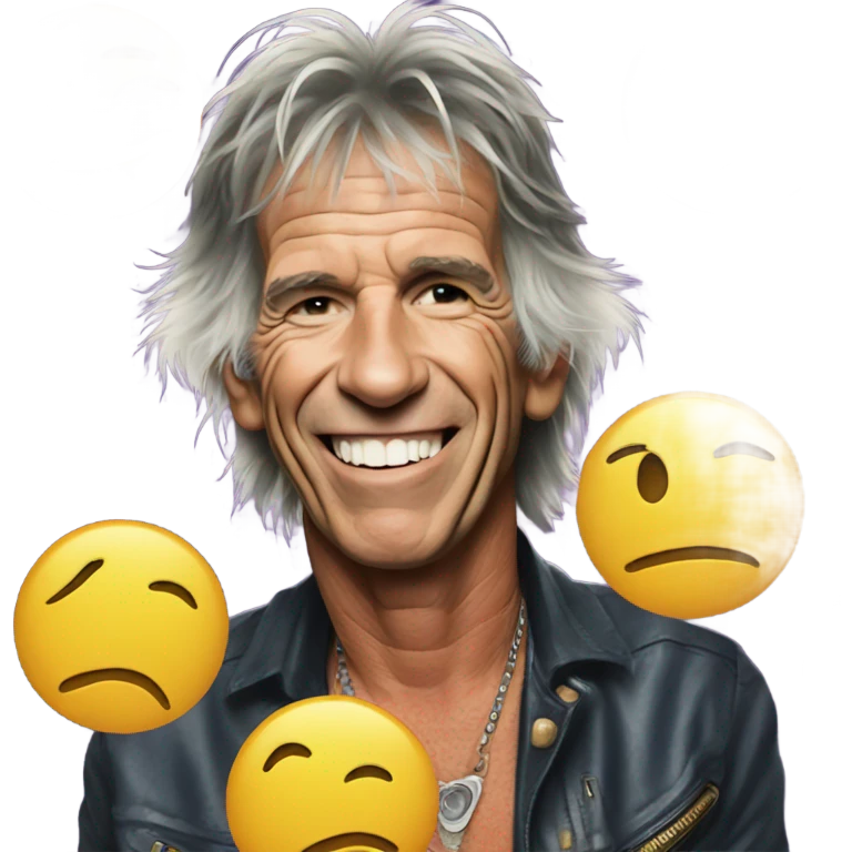 Keith richards smiley emoji