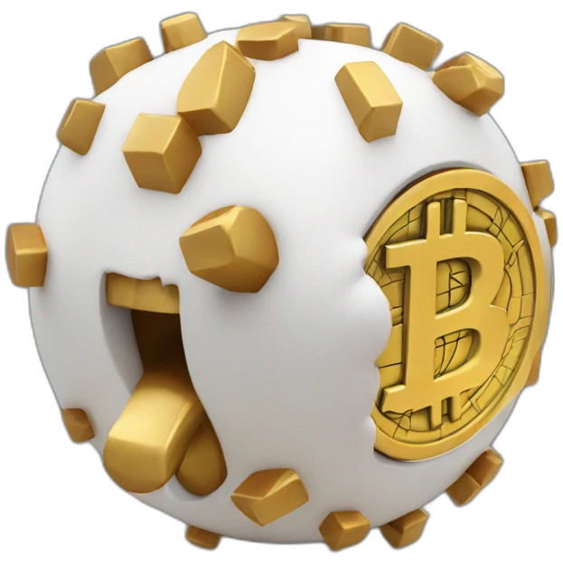 crypto coin 3d emoji