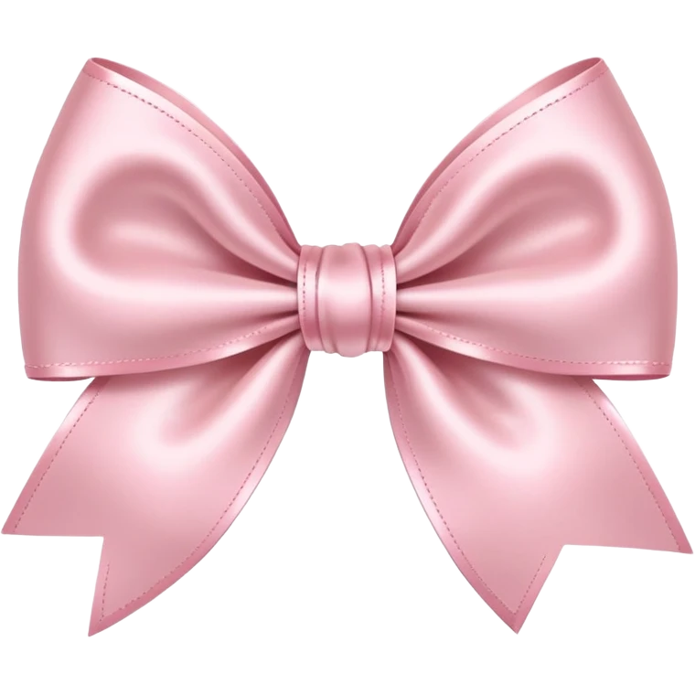 light pink bow emoji