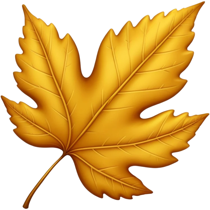 golden leaf emoji