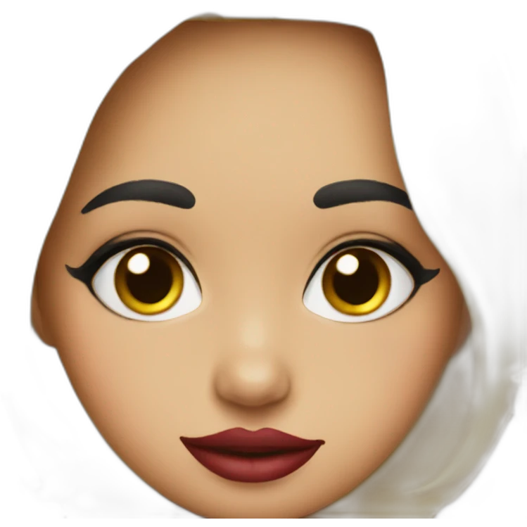 duckling using lipstick and makeup eyeliner emoji