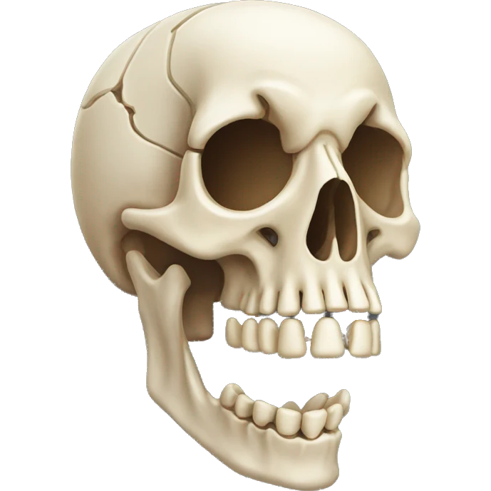 full skeleton dead of a guinea pig  emoji