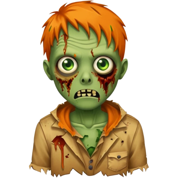 orange zombi emoji