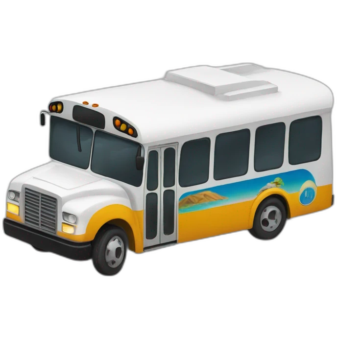 A tourist bus emoji