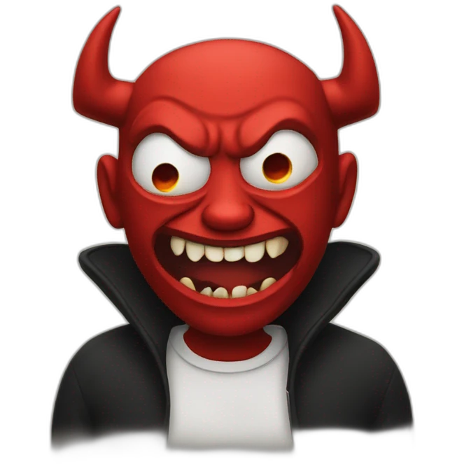 Devil sick emoji