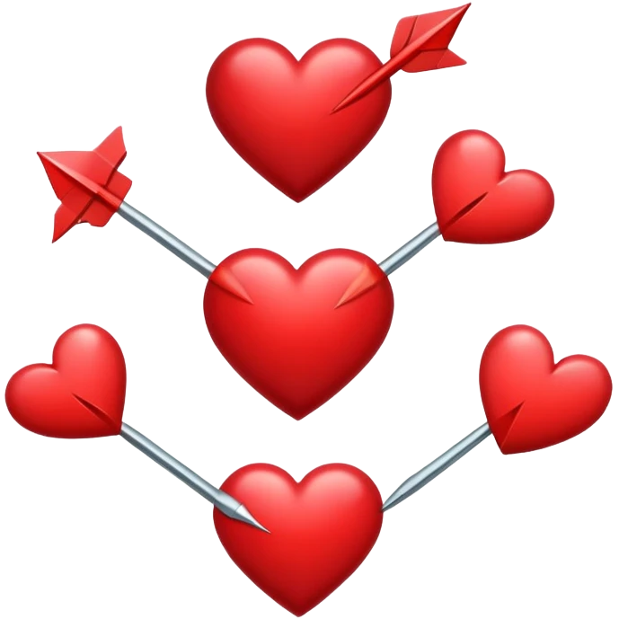 Hearts with arrows  emoji