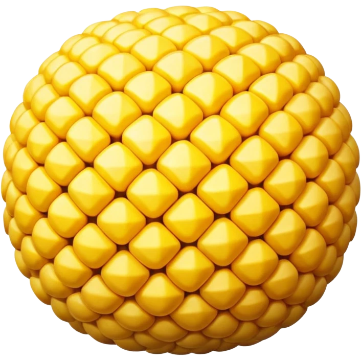 Make a corn but a ball emoji