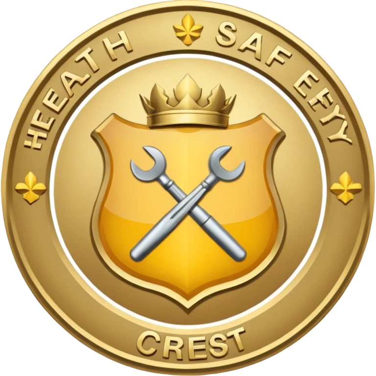 health and safety crest emoji