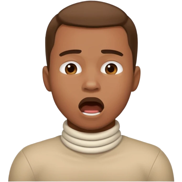 Kyle Jackson doing the choking emote emoji