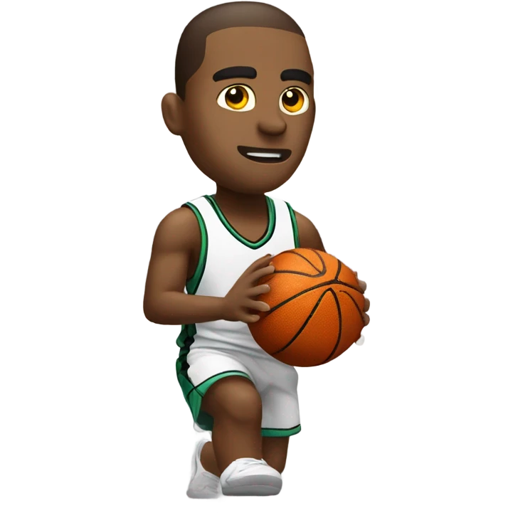 A Basketball with Wings emoji