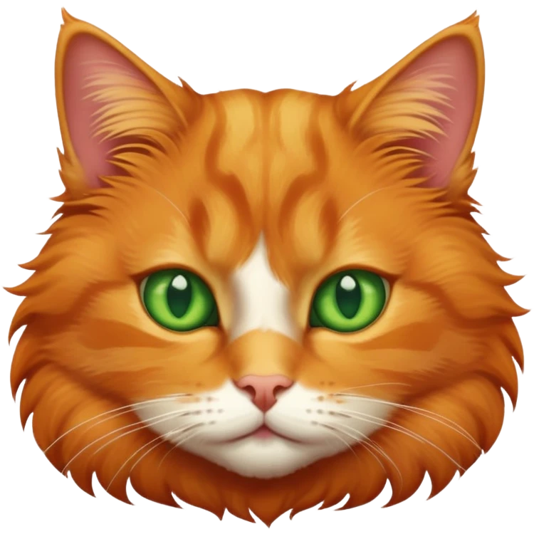 рыжый котя emoji