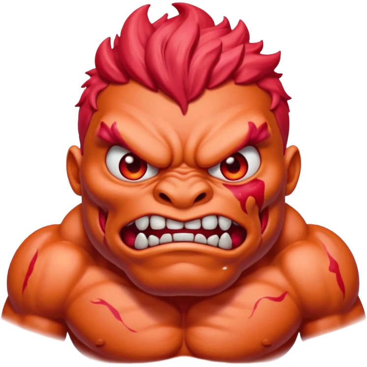 A monster that could destroy 1000 universe in 1 second and very buff  emoji