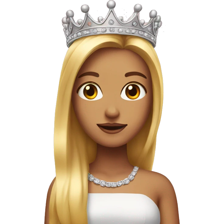 This emoji 💁🏼‍♀️ With a crown on the head  emoji
