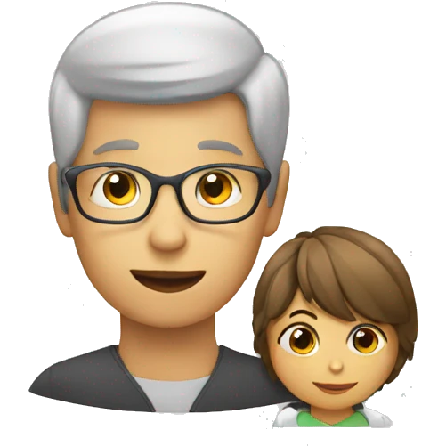 psychologist with kid emoji