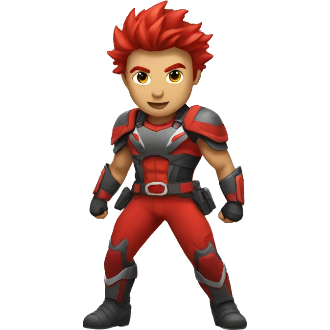 Red thunder emoji