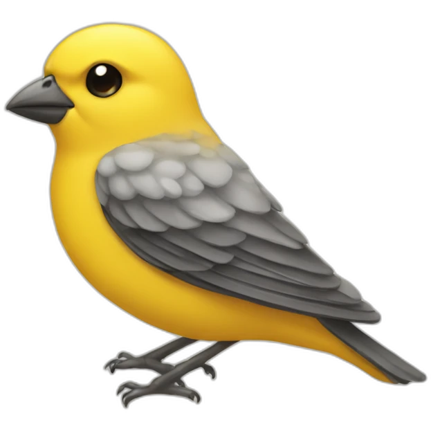 smiling canary emoji