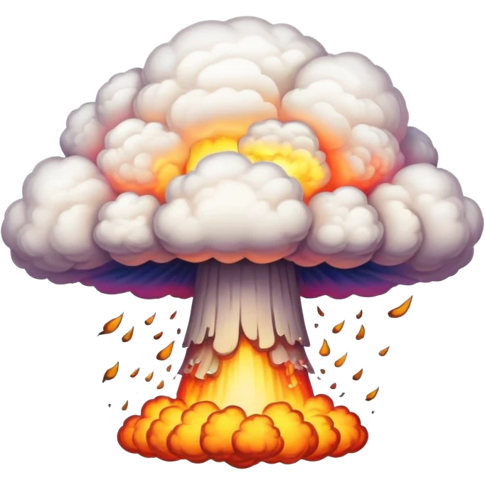 nuclear explosion emoji