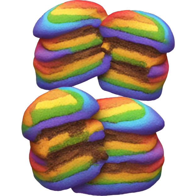 Rainbow cookies  emoji