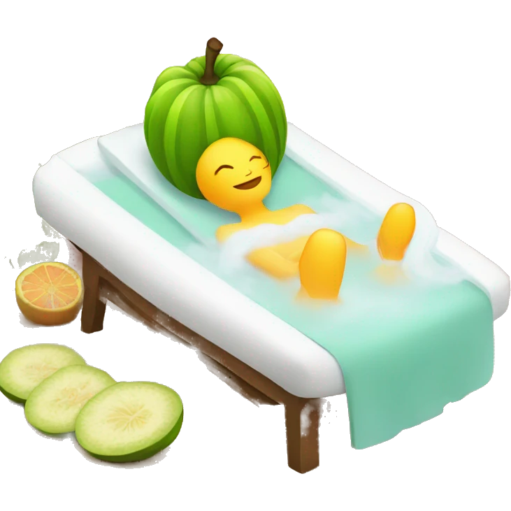 Fruit Relaxing SPA emoji