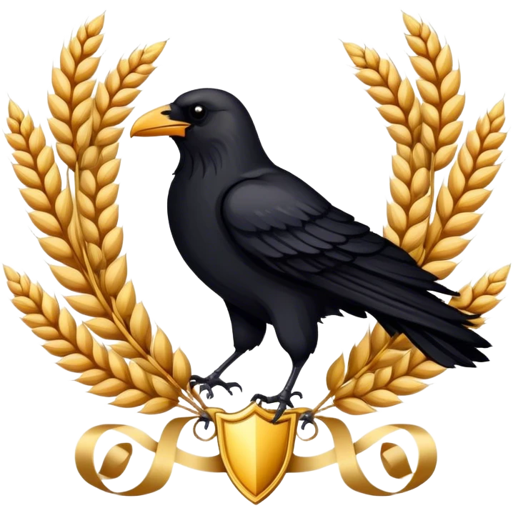 blason crow and weat emoji
