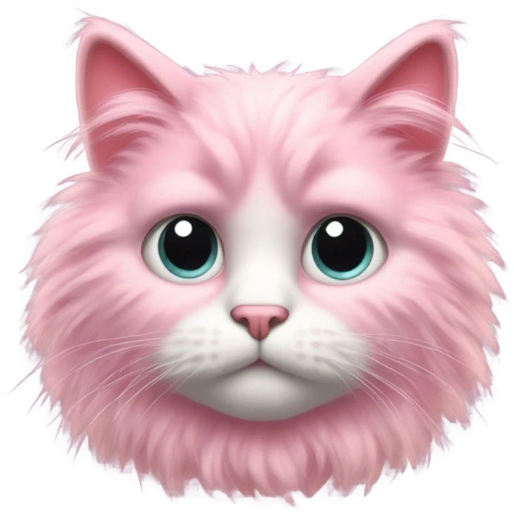 Pink cat  emoji