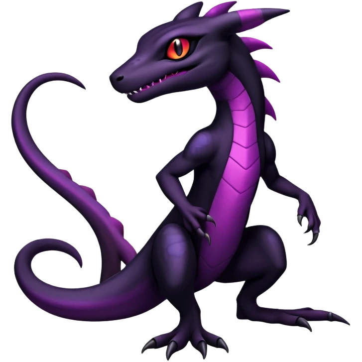 Salazzle-Salandit-Umbreon-Fakémon-hybrid-creature (full body) 4 legs emoji