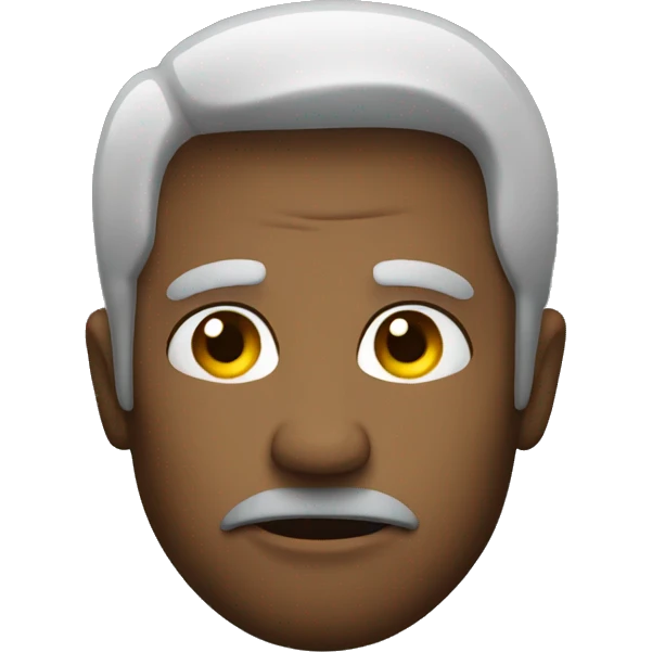 Moody man  emoji