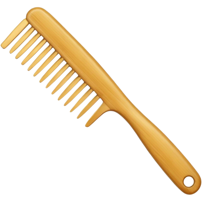 bamboo comb emoji
