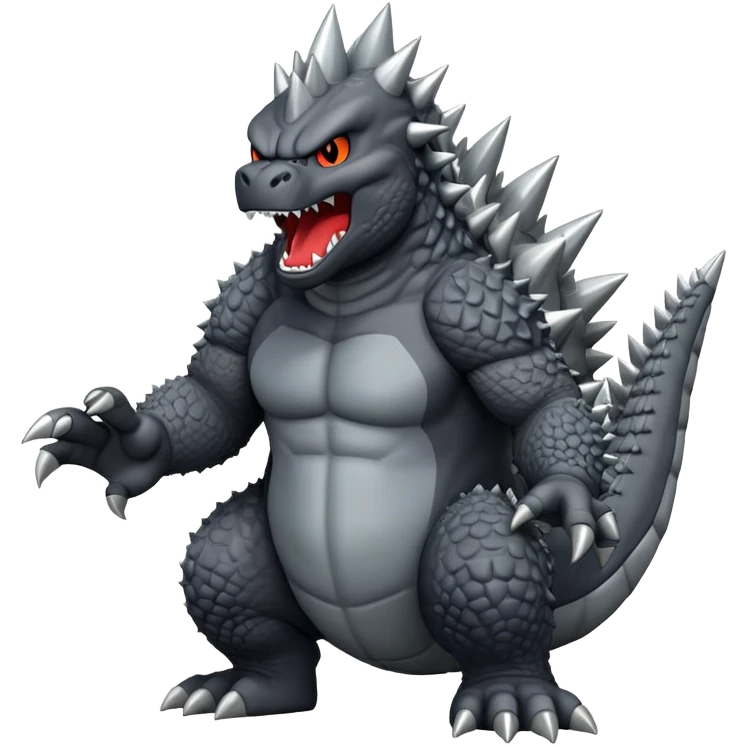 godzilla yelling emoji