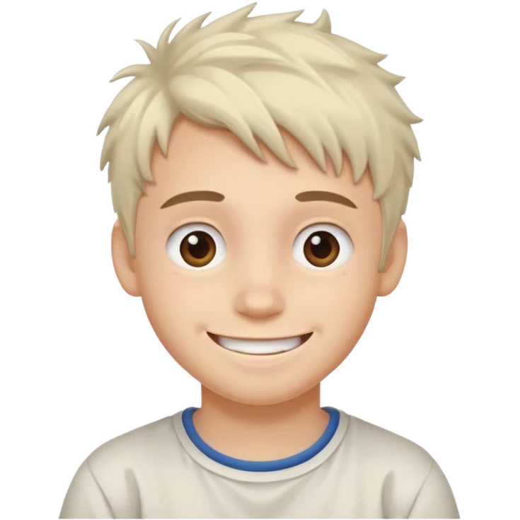 messy boy white kipa long peyos emoji