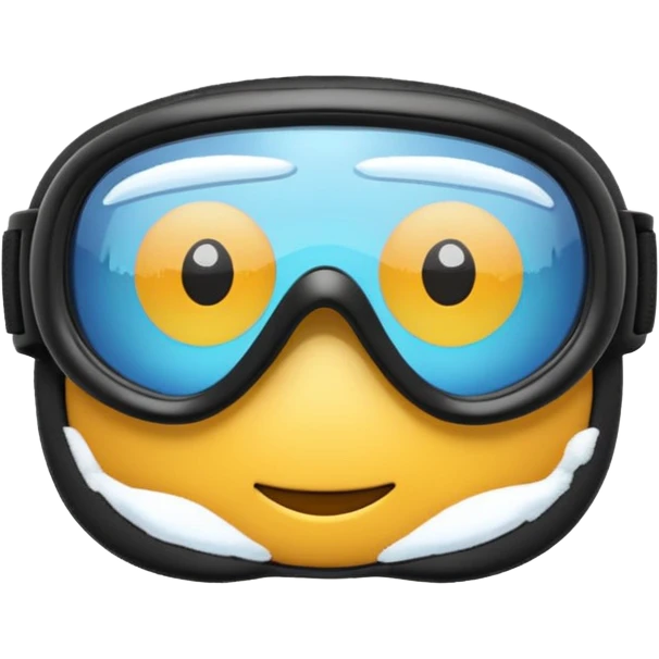Snow goggles emoji