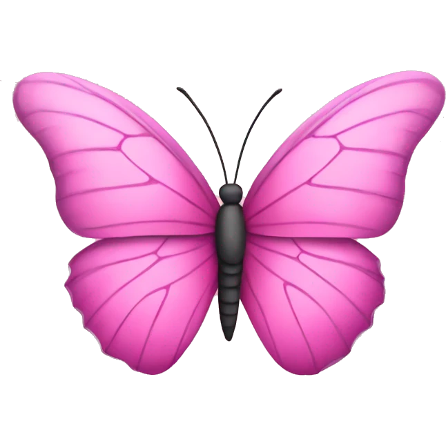 pink butterfly emoji