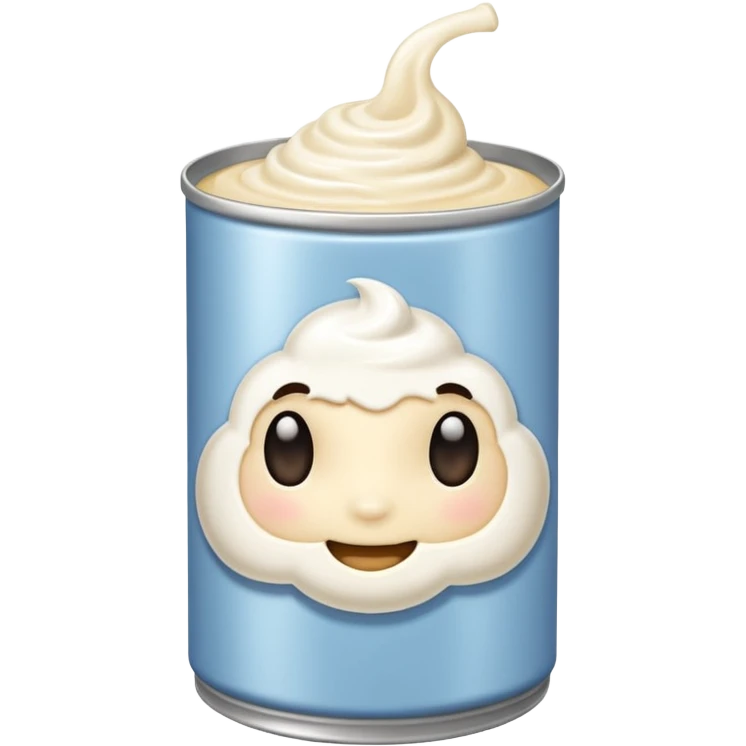creme fouette avec une bombe emoji