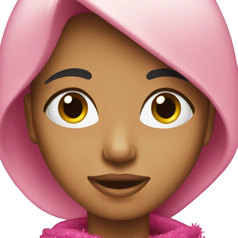 pink christmas emoji