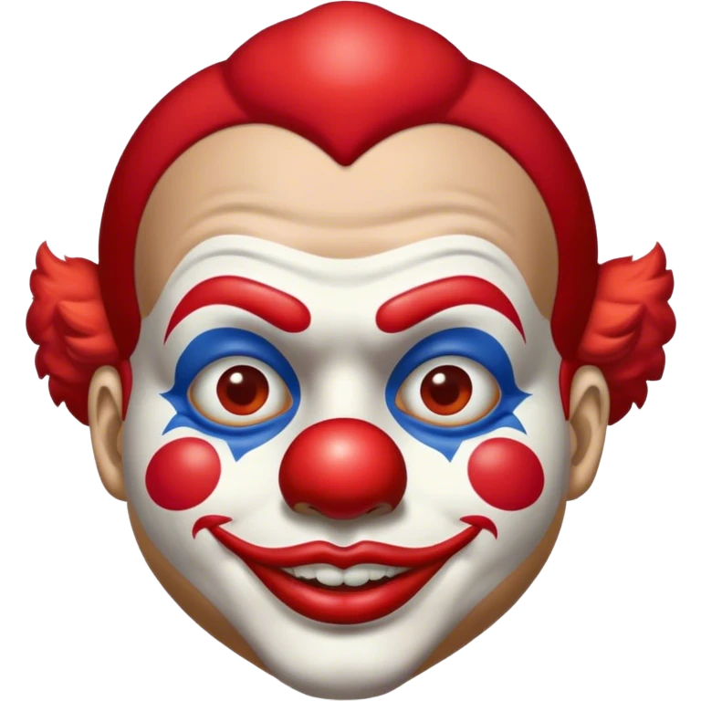 A Hispanic Filipino clown emoji