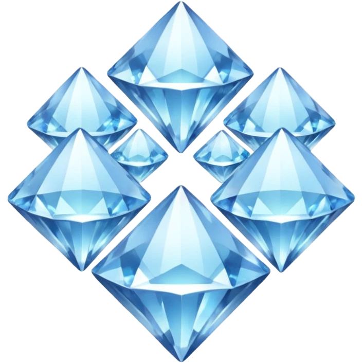 ? With four diamonds around it. emoji