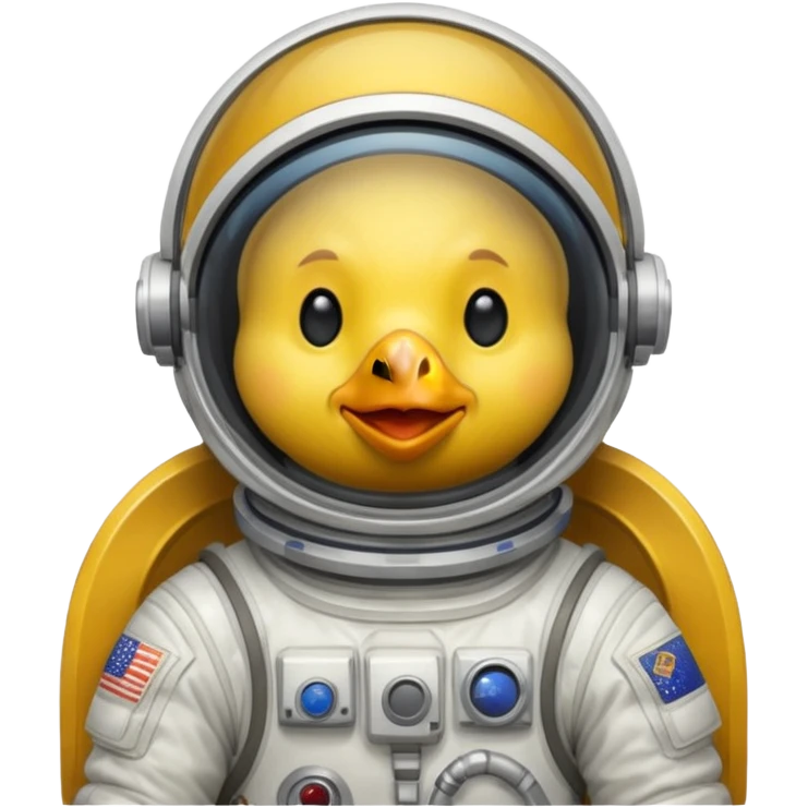 sketched chicken astronaut emoji