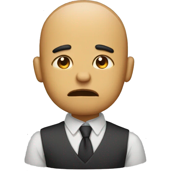 No emotion , silent emoji